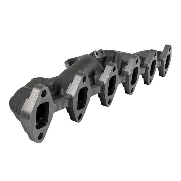 Resin Sand Casting Process for Automotive Engine Parts Ductile Iron Exhaust Manifold Casting