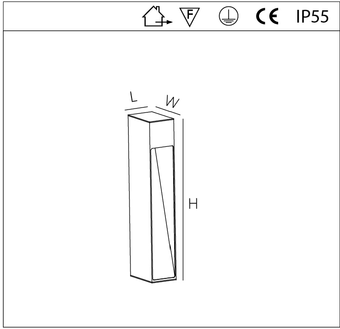 IP55 Outdoor LED Garden Lights 3 * 2W Energy Saving Yard LED Lights Ra 80