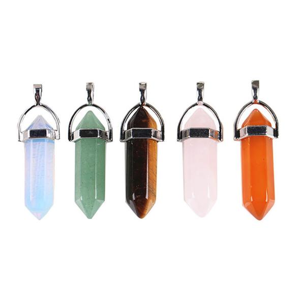 Amethyst Inspirational Chakra Stone Sets in 7 Colors for Mixed Energy