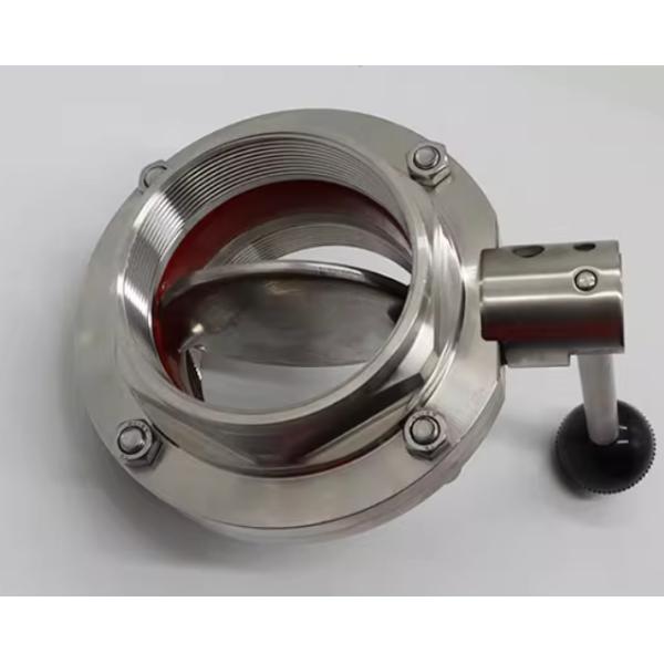 Butterfly Ball Valve for Road Sweeper-Washer Rear – 98mm Inner Diameter, Manual, for Sewage Discharge