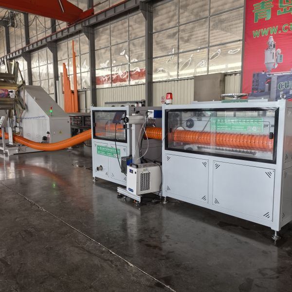 Automatic PE Carbon Spiral Conduit Pipe Extruder HDPE Plastic Spiral Tube Manufacturing Machine