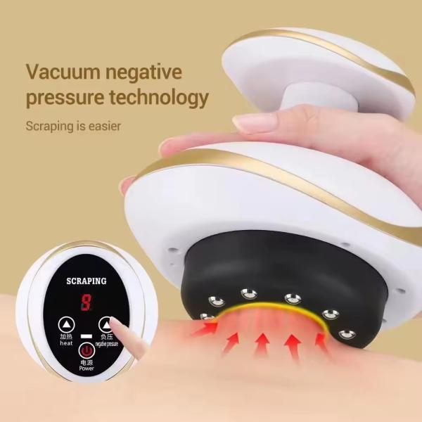Portable Electric Scraping Cupping Massager Machine Healthcare Gua Sha Body Massager