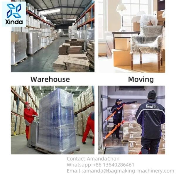Industrial Thickened PE Stretch Film Packaging Special Moisture And Dust Proof Custom