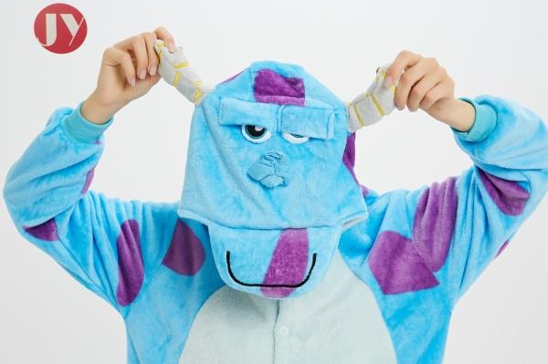 Cartoon Kigurumi Onesie Sally Costume Animal Pajamas Onesie For Adults