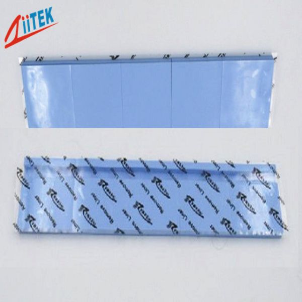 Telecommunication Hardware Blue 5.0W/mK Thermal Gap Filler Materials Thermal Silicone Rubber Pad