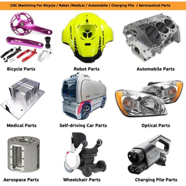 Customized Aluminium Car Parts ISO 9001 Control CNC Machining Part with 2D/3D/drawing