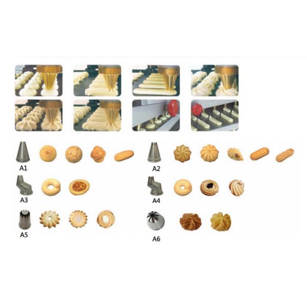 Commercial Butter Cookie Cup Cake Depositor 3KW For Snack Food Factory