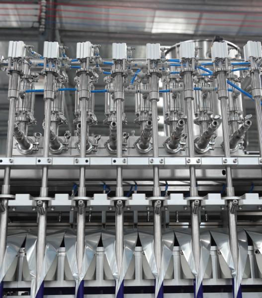 Four Side Sealing Multi Line Shampoo sachet paste material Packing Machine
