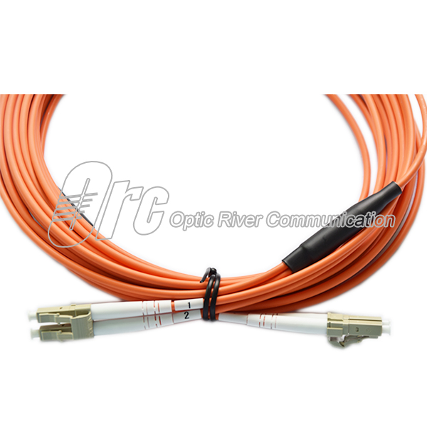 Main Cable 3.0mm Duplex Fiber Optic Jumper LC - LC Om2 50/125 LSZH With 2.0mm Branch