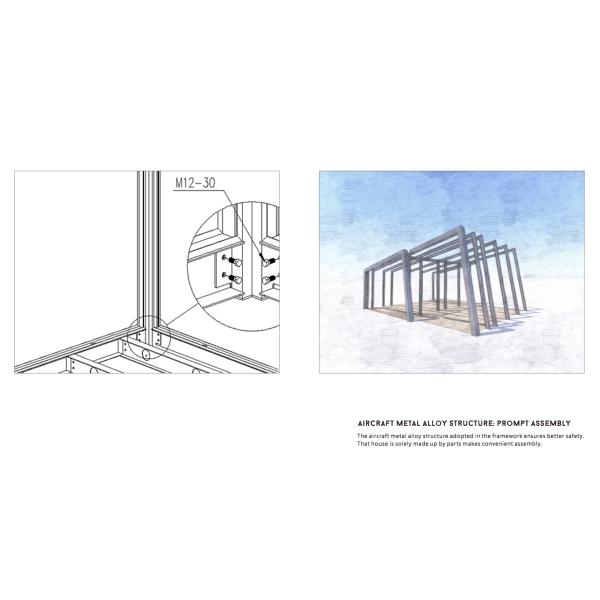 Art Villa Prefab Modular House , Waterproof Thailand Resort Beach House