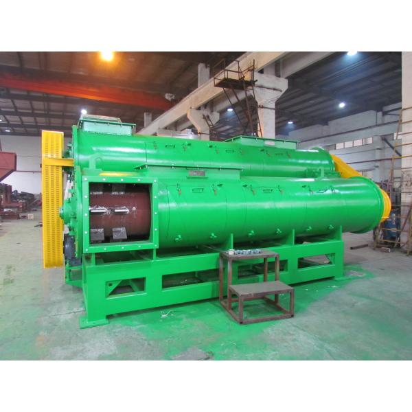 Single Barrel 30kw Waste Drink Bottle Label Remover Machine
