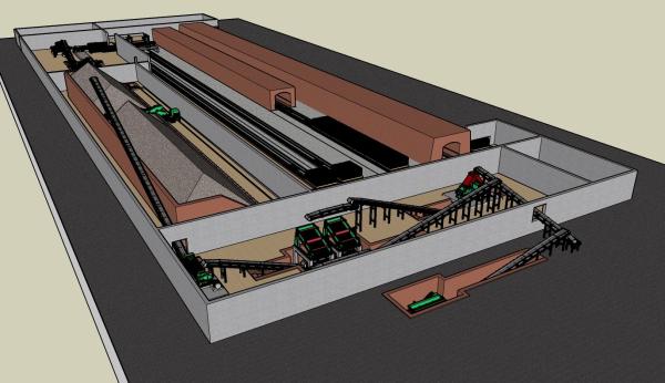 Construção automática da estufa da alvenaria de Ash Brick Plant Machine For 3.6m da mosca