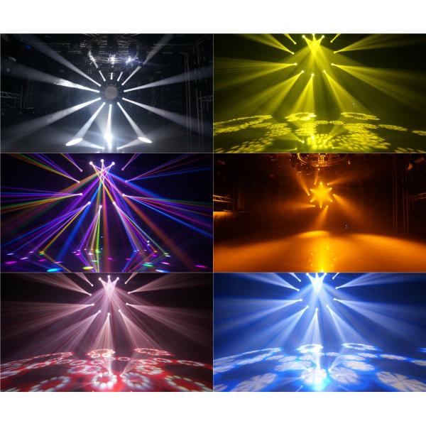 150Watt Moving Head Stage Lights For Club / Two Color Wheel Beam Led Wash Light