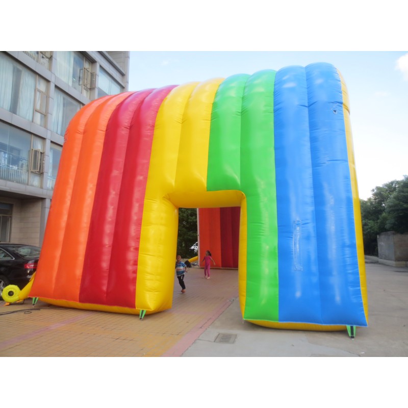 Customized Colorful Inflatable Tunnel Ads Display Inflatable Tent Outdoor Tents for Commercial Wedding Exhibitions Events