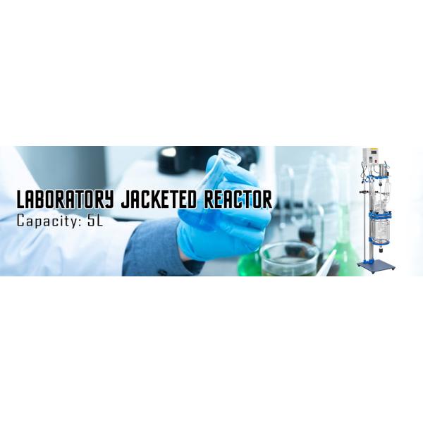 5L Laboratory Glass Reactor, Jacketed Glass Reactor