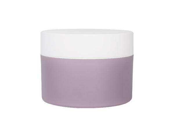 frasco de creme plástico cosmético do tampão de parafuso do recipiente de 200g PP