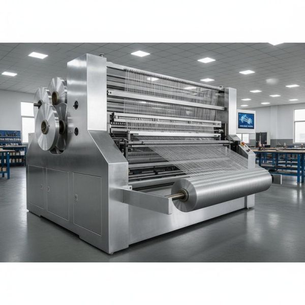Fully CNC high-strength aluminum alloy wire mesh weaving machines are mainly used for window screen products.