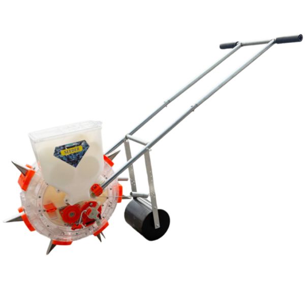 Steel Manual Seeder Machine Hand Push Planter Efficient Precise Sowing Tool