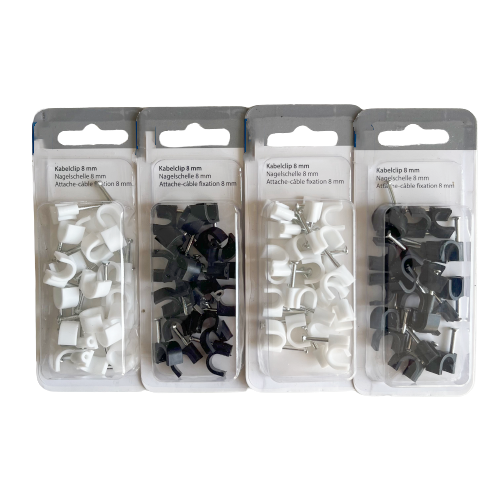 Good Quality Factory Nylon Flat Cable Clips Size Square Cable Clips