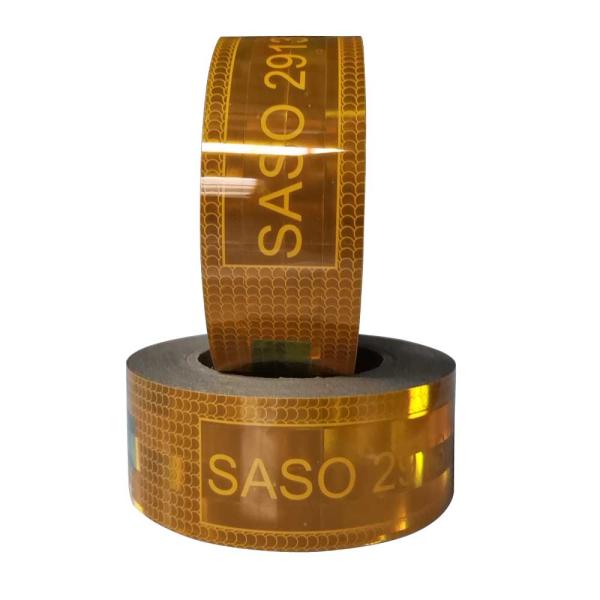 SASO 2913 Reflective Micro-Prismatic Truck Reflector Tape for Road Safety Suppliers