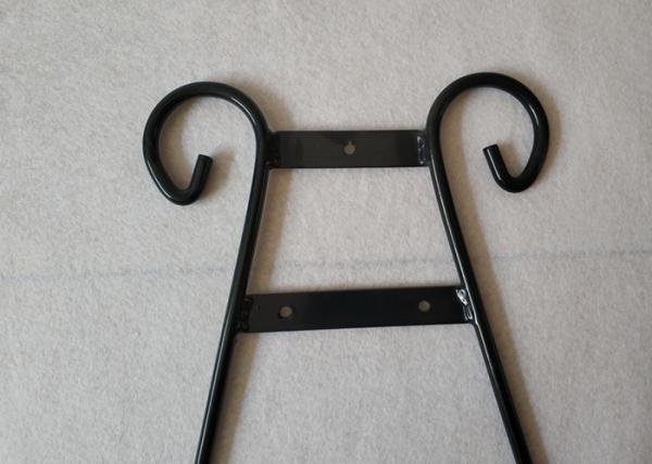 Outdoor Black Wall Mounted Hose Holder High Strength 30kg High Capacity