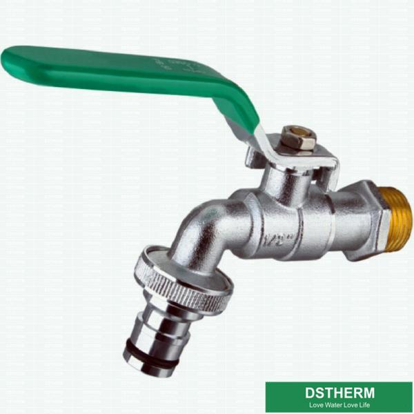 With Chrome Plated Brass Ball  Bibcock Brass Tap Customized Brand Middle Weight