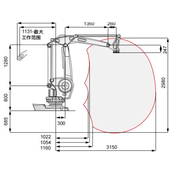 IRB 660-180/3.15 Abb Роботовая рука Управление 4 осями Образовательная роботовая рука