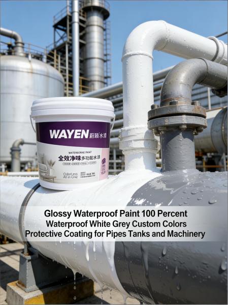 UV Protection Waterproof Paint Custom Colors Roof Waterproofing Paint Moisture Resistance