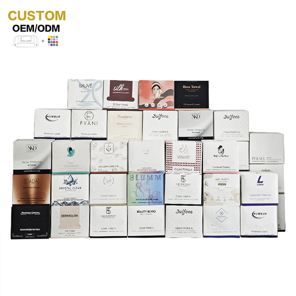 Customized Amazon Best Sellers 100% plant fiber XL Extra Thick DisposableFace towels