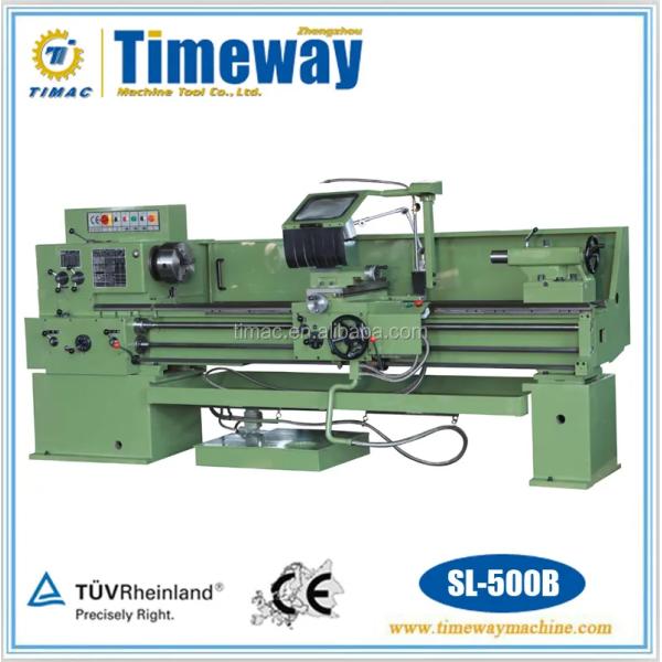 Max. Turned Length of 2000 mm SL-500B Centre Lathe Machine with Customizable Voltage