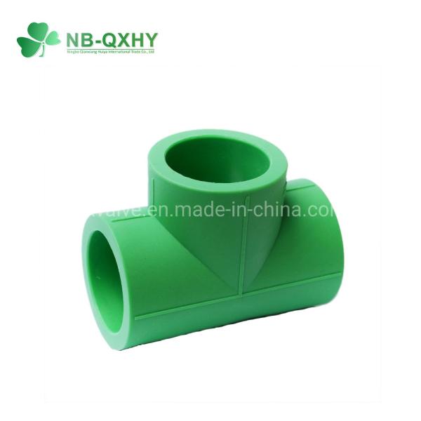 PPR Pipe Fitting Female Brass Thread Reducing Tee para conexão de soldagem de 20 mm a 110 mm