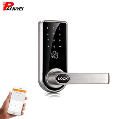 Silver Gray Gold Electronic Entry Door Lock Smart Code Lock Intelligent