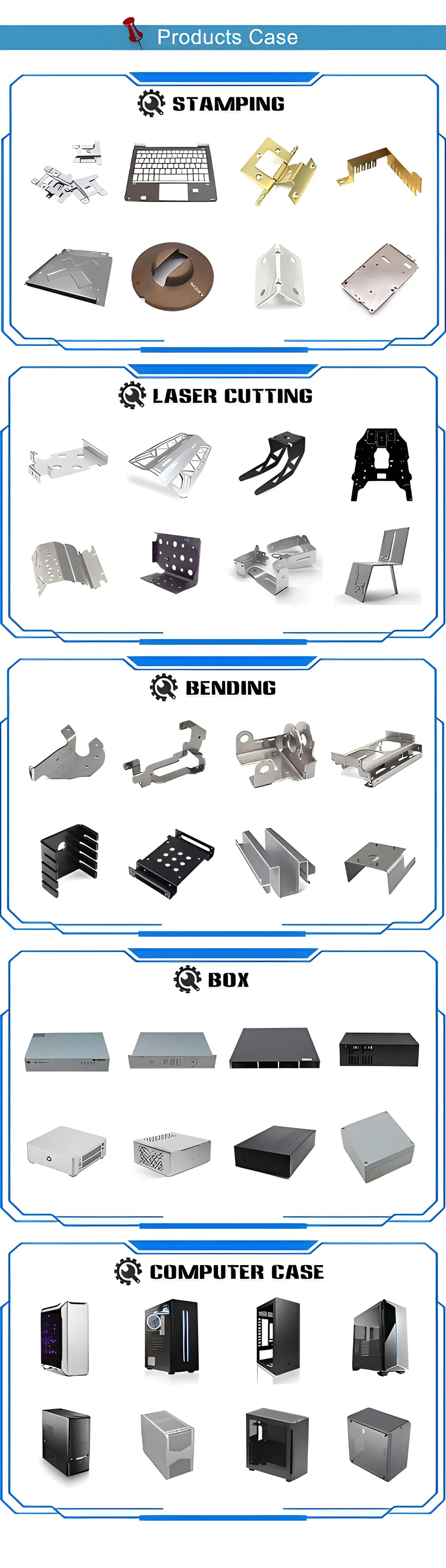 Durable CNC Sheet Metal Fabrication Precision Metal Enclosure Fabrication Customized