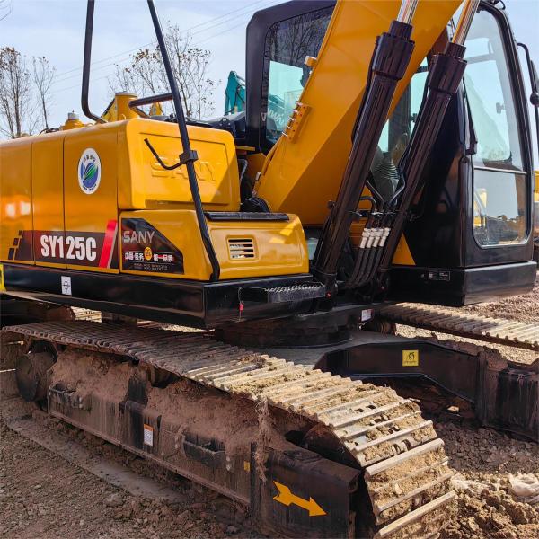 Полный гидравлический использованные экскаваторы Sany Sy125 Торговец землеустроительным оборудованием