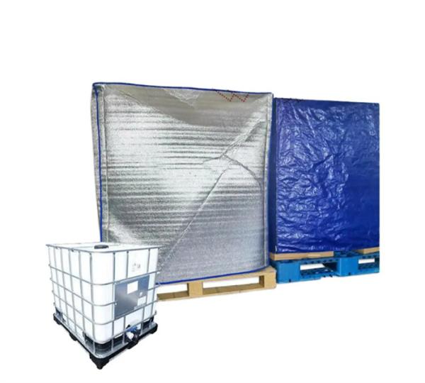 Double Faced Cool Shield Bubble Thermal Pallet Covers Waterproof Insulated For Transport