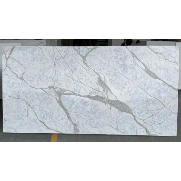 Polished Artificial Quartz Stone 3200*1600 Kitchen Island Quartz Top