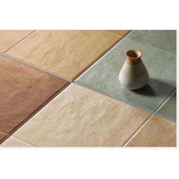 Anti-Slip Light Brown Ceramic Floor Tiles 600x600mm AAA Grade