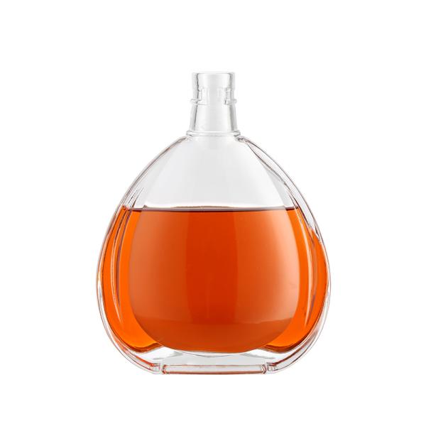 Вырезанные стеклянные бутылки XO 500 мл стеклянная бутылка водка бренди виски декантер с крышкой