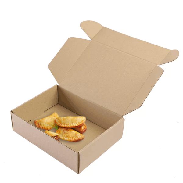 Настраиваемая гибкая печать пищевые емпанеды упаковка коробки для отправки для упаковки