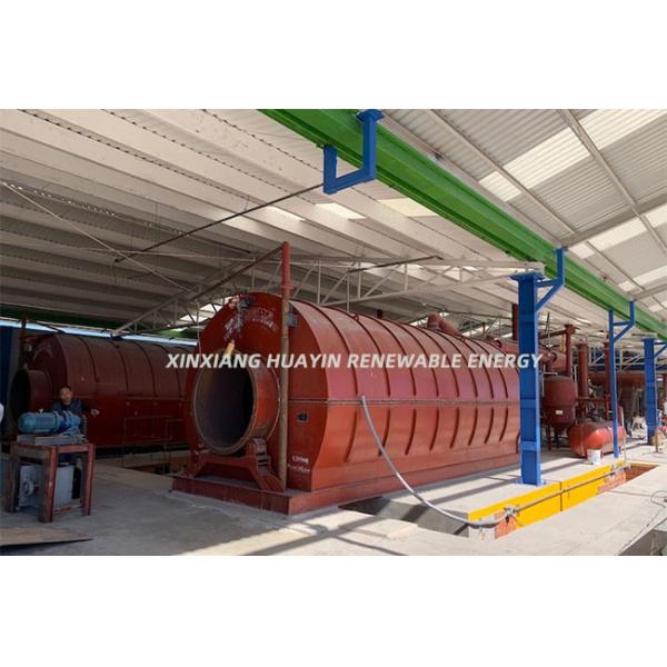 Huayin 5 Ton Pyrolysis Equipment Waste Tyre To Diesel Plant