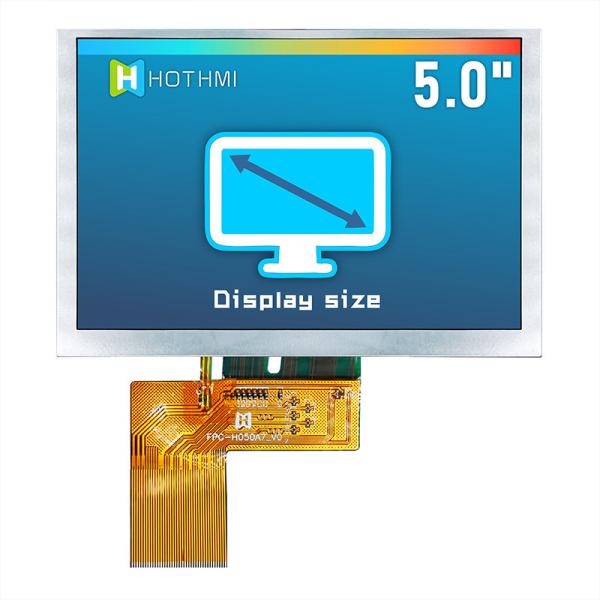 5,0 изготовитель дисплея мониторов TFT LCD солнечного света IPS дисплея дюйма 800x480 читаемый