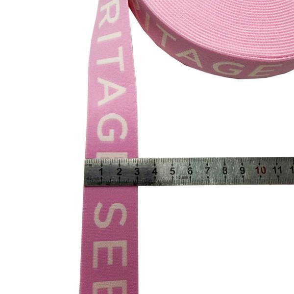 Alta tenacidad suave de 3 cm de ancho Jacquard elástico para textiles para el hogar