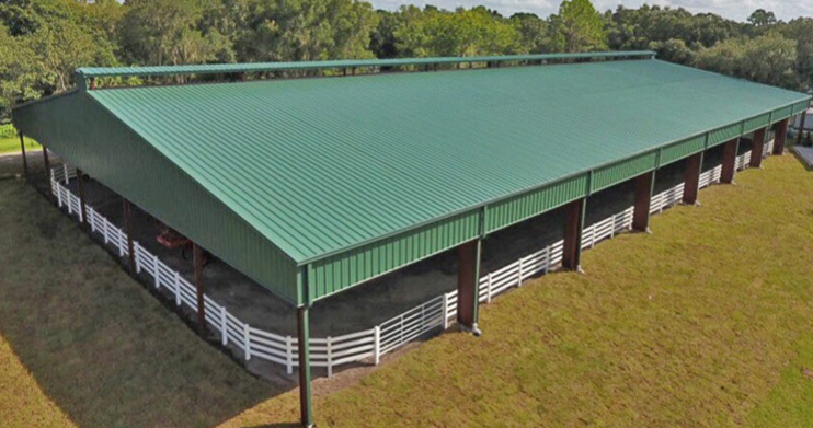 Steel Riding Surface I Beam Frame Insulated Roof Coverings For Modern Indoor Warehouse