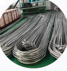 Tubos de aleta soldados 1500mm contínuos do tubo da curvatura do metal U do gancho de cabelo de DELLOK