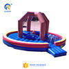 Design Outdoor Inflatable Wrecking Ball Game Interactive Sports Game With Certificate