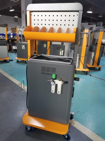 Dust Free Pneumatic Sanding Machine 57*55*87CM Size 50L Big Dust Bag