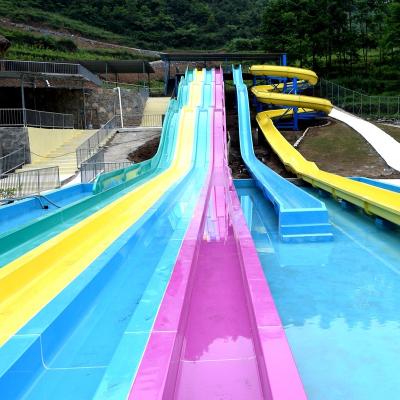 Family Friendly  amazing Commercial Fibreglass Water Slides For Aqua Park