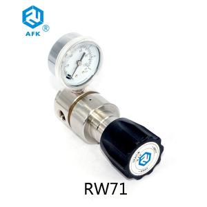 Single Stage Back Valve 300 Psi , 316L Backflow Pressure Regulator With PCTFE
