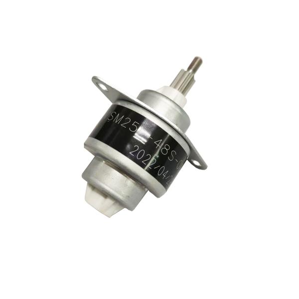 固定シャフト 25mm直径 線形ステップモーター PMステップモーターストローク 13mm