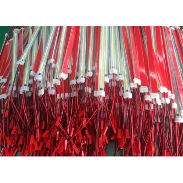 220v Plastic Rigid Led Strip Lights White Emitting Color With Transparent Shell